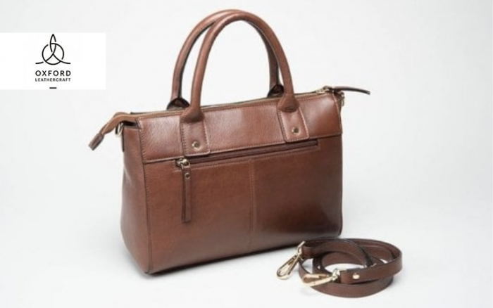 OXFORD LEATHERCRAFT
Oxford Leather Tan Classic Handbag