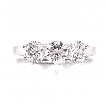 18ct Three Diamond Ring
