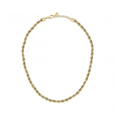 18k Gold Plated Rope Necklace