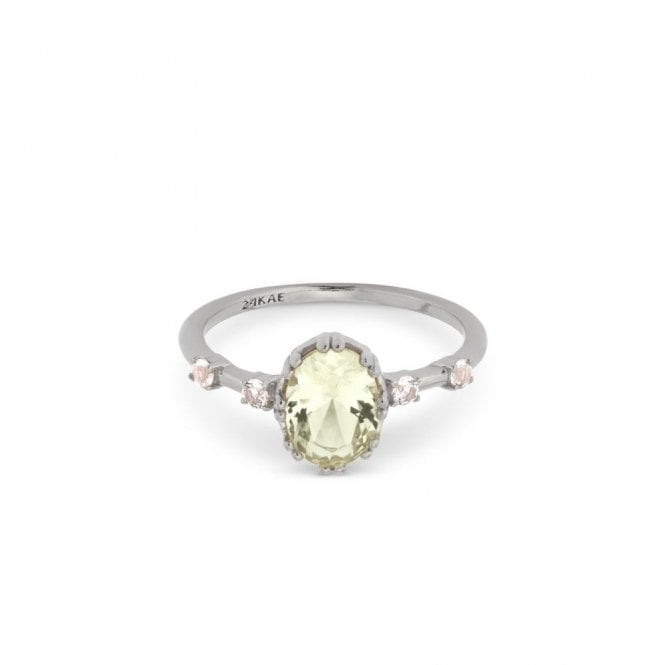 24Kae  Green Hue Ring