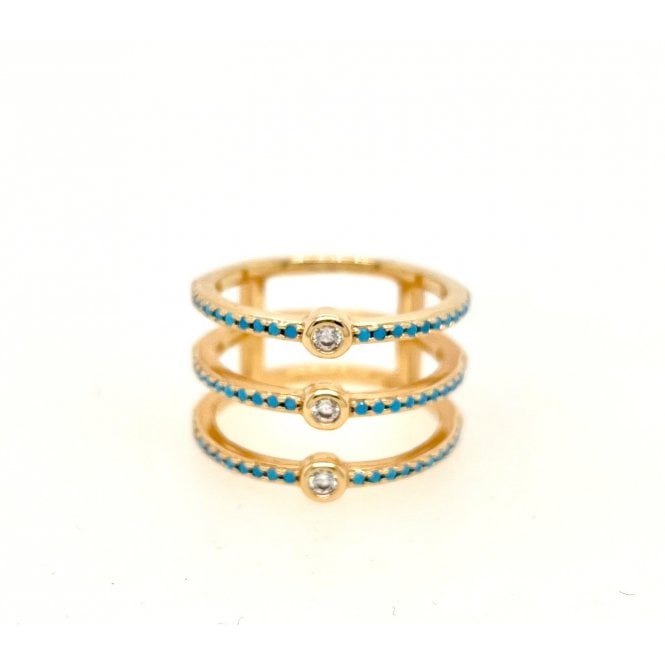 Burren 3 Band Wide Ring