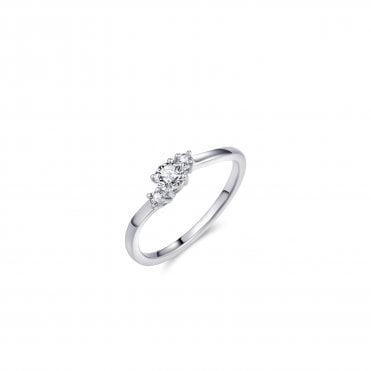 3 Stone Twist Style Ring