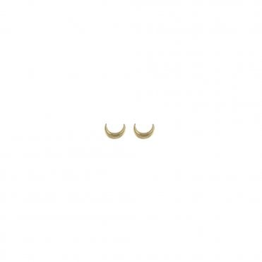 9ct Crescent Moon Earrings
