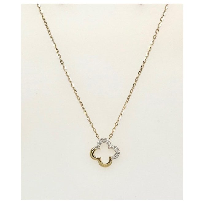 Gerry Browne Gold 9ct Gold & Diamond Logo Pendant