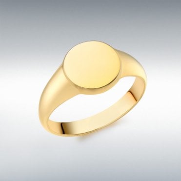 9ct Gold Ladies Signet Ring