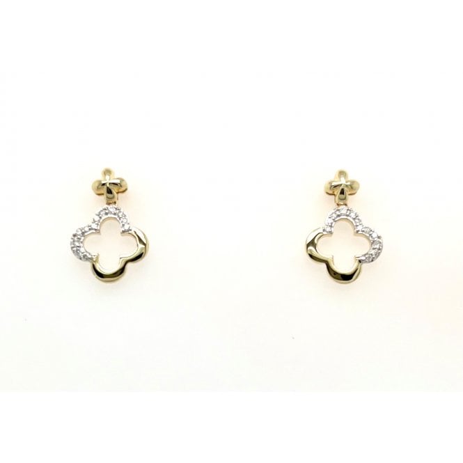 Gerry Browne Gold 9ct Gold Logo Earrings