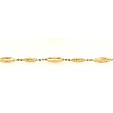 9ct Gold Oval Link Bracelet