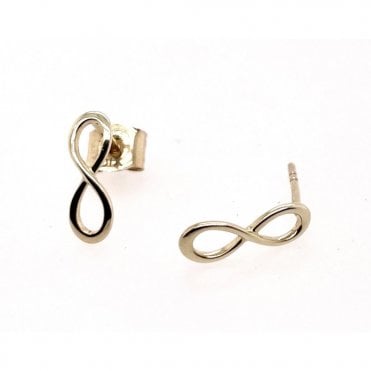 9ct Infinity Earrings