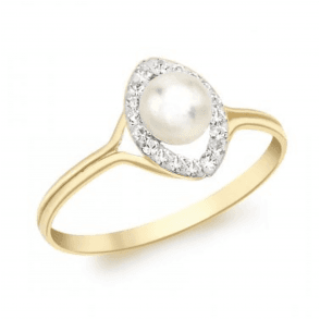 9ct Pearl Ring