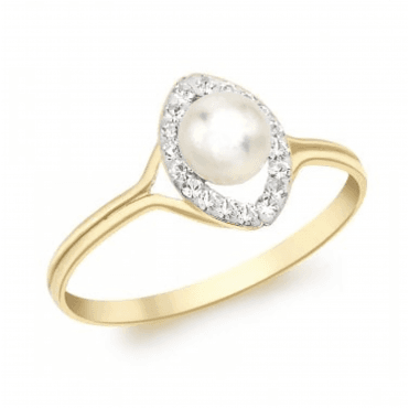9ct Pearl Ring