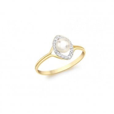 9ct Pearl Ring