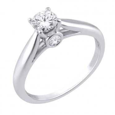 9ct Solitaire Engagement Ring