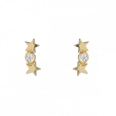 9ct Star Stud Earrings