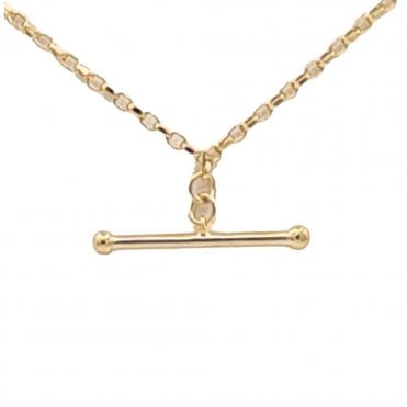9ct T-Bar Light Chain
