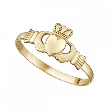 9ct Teens Claddagh Ring
