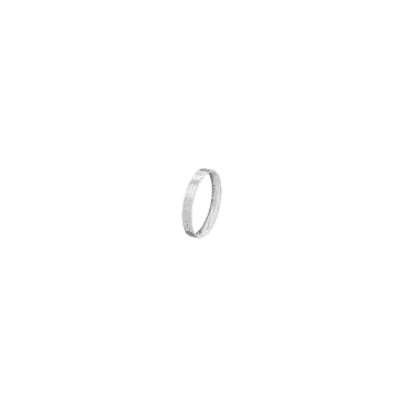 9ct White Gold 2.5mm Ladies Easy Fit Medium Wedding Band Sizes I-P