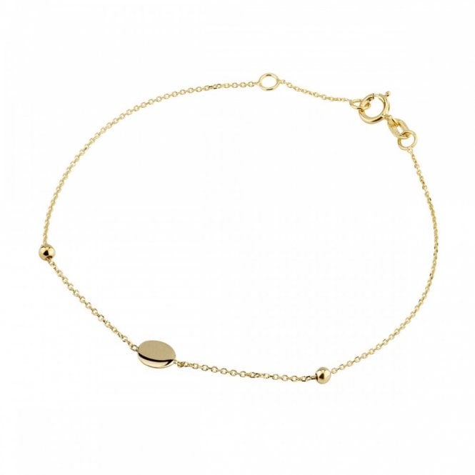 Gerry Browne Gold 9ct Yellow Gold Circle & Ball Bracelet