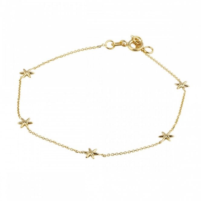 Gerry Browne Gold 9ct Yellow Gold Stars Bracelet