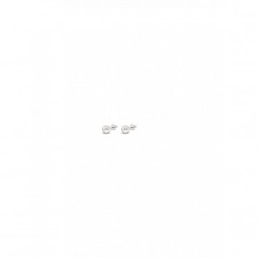 Absolute Silver Ball Stud Earrings
