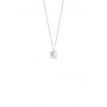 Cz Tree And Disc Pendant