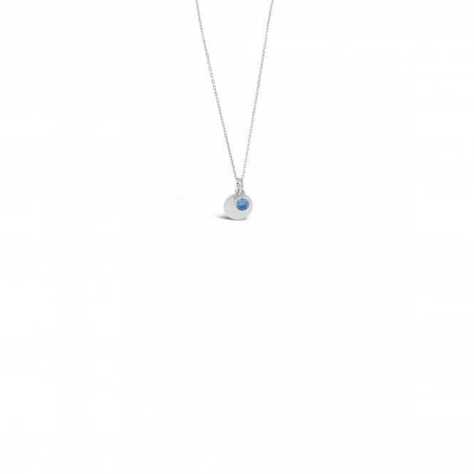 Absolute Silver  December Birthstone Pendant