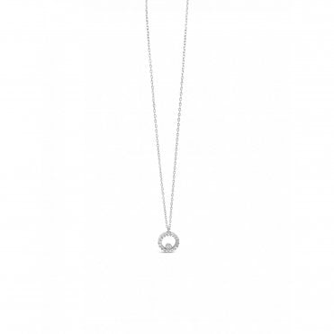 Absolute Silver Floating Stone Pendant