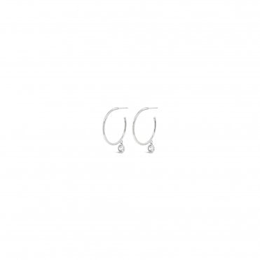 Absolute Silver Hoop Earrings