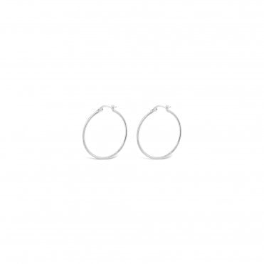 Absolute Silver Hoop Earrings