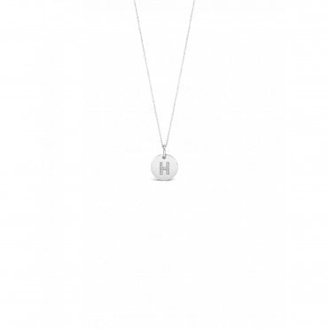 Absolute Silver Initial H Pendant