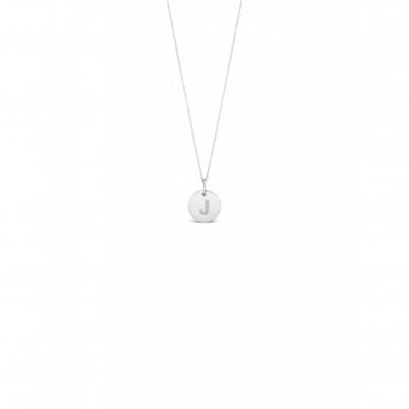 Absolute Silver Initial J Pendant