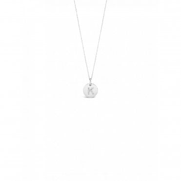 Absolute Silver Initial K Pendant