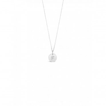 Absolute Silver Initial Pendant F