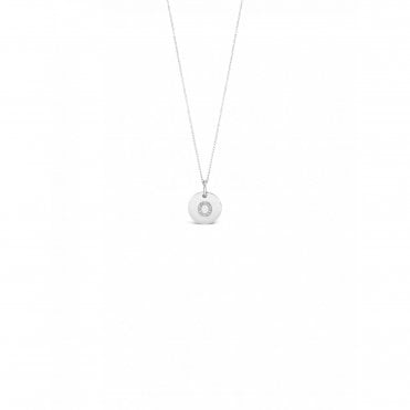 Absolute Silver Initial Pendant O