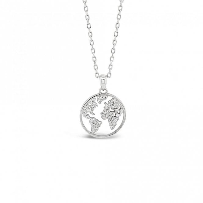 Absolute Silver  Map Pendant