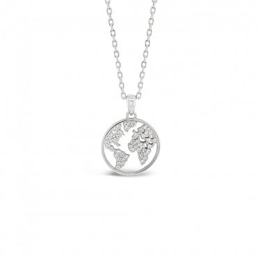 Absolute Silver Map Pendant