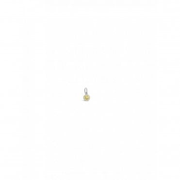 Absolute Silver November Birthstone Charm
