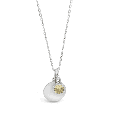 Absolute Silver November Birthstone Pendant