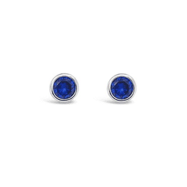 Absolute Silver September Birthstone Earrings