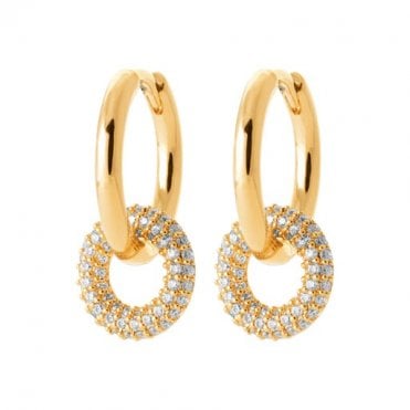 Backyard Memories Hoop Earrings