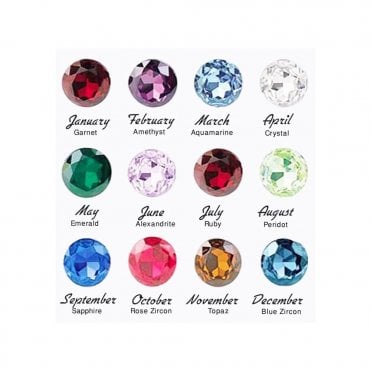 Birthstone Silver Ring