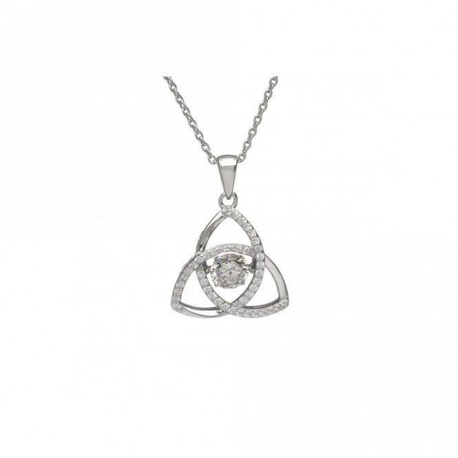 PURE Silver Birthstone Trinity Pendant