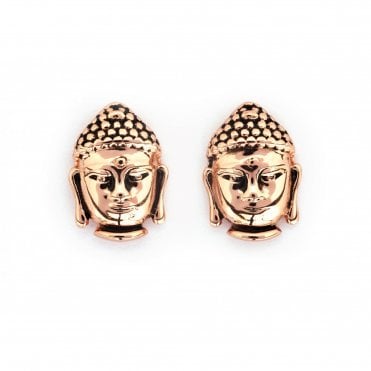Buddha Silver Earrings