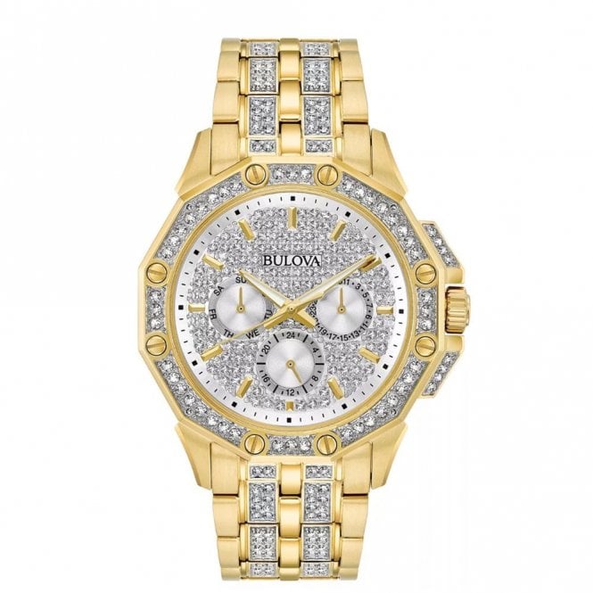 Bulova  Crystal Gents Watch