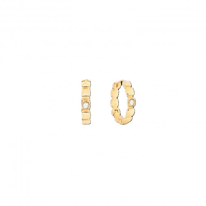 Coeur de Lion Circle Glow Hoop Earings