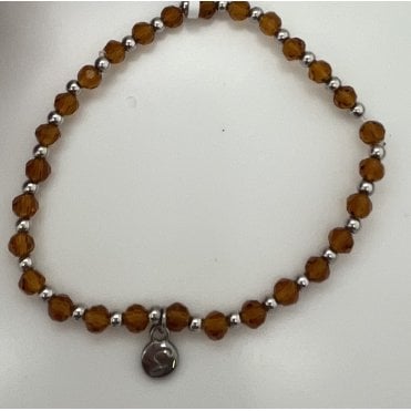 Citrine Bead Bracelet