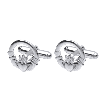Claddagh Silver Plated Gents Cufflinks