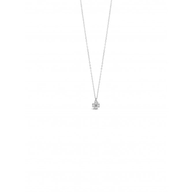 Absolute Silver Clover Flower Pendant