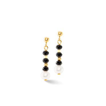 Coeur de Lion Black Pearl Drop Earrings