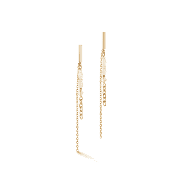 Coeur de Lion Chain Drop Earrings