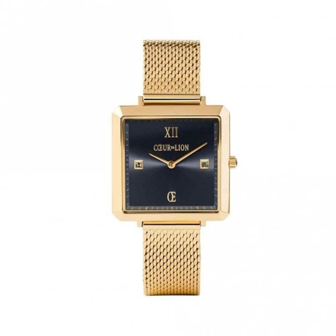 Coeur de Lion  gold square watch